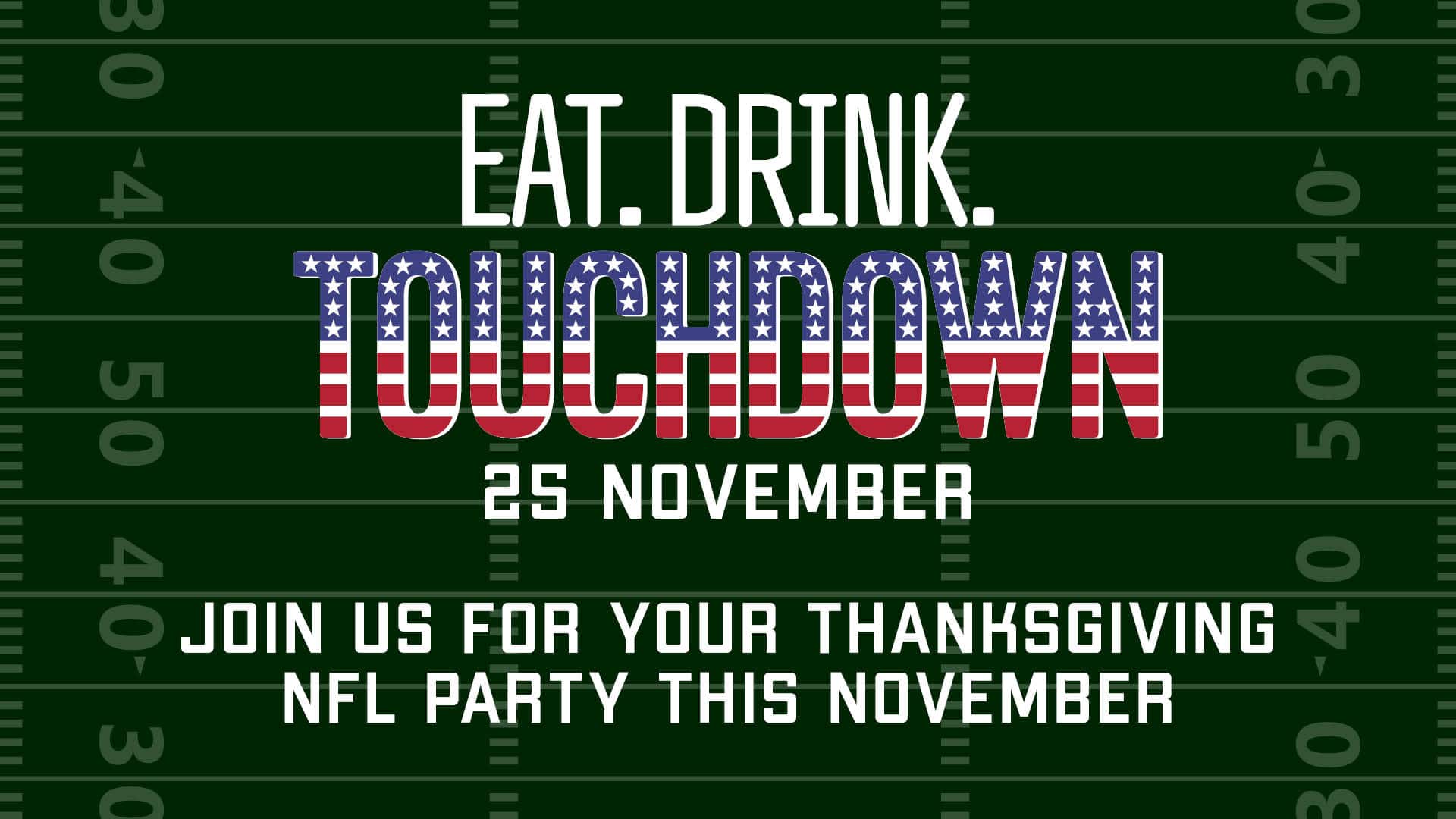 NFL Thanksgiving Fixtures – Find a Pub to Watch NFL