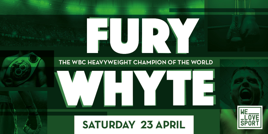 Pubs Showing Tyson Fury vs Dillian Whyte
