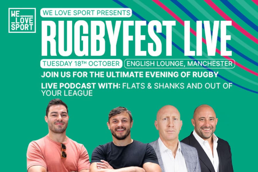Rugbyfest live - join us on Tuesday 18th October for the ultimate evening of rugby