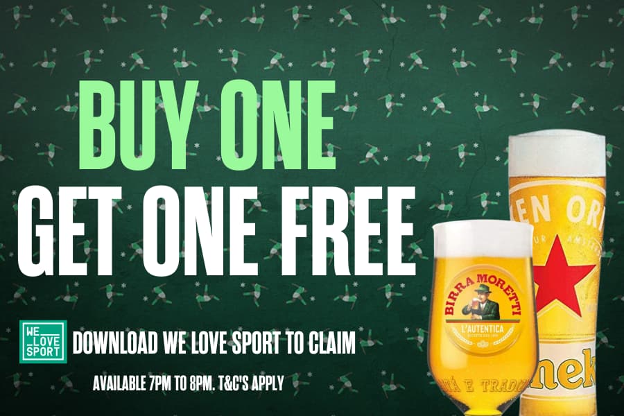 Buy One Get One Free - Heineken